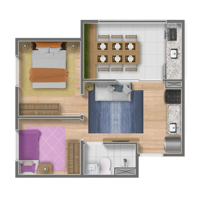 Foto 5 de Apartamento com 2 quartos à venda, 28m2 em Tatuapé, São Paulo - SP