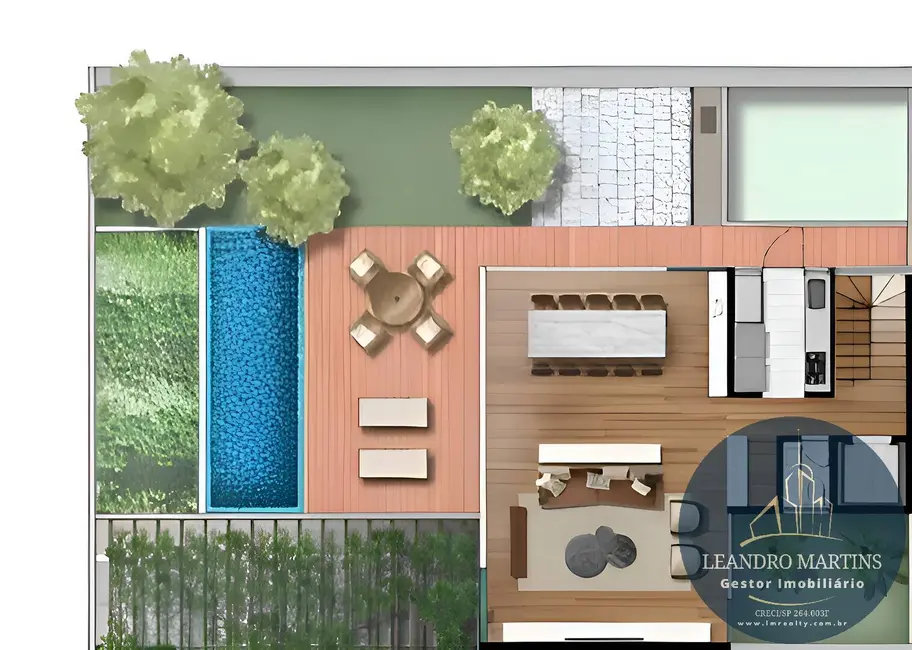 Foto 6 de Casa de Condomínio com 3 quartos à venda, 530m2 em Alto de Pinheiros, São Paulo - SP