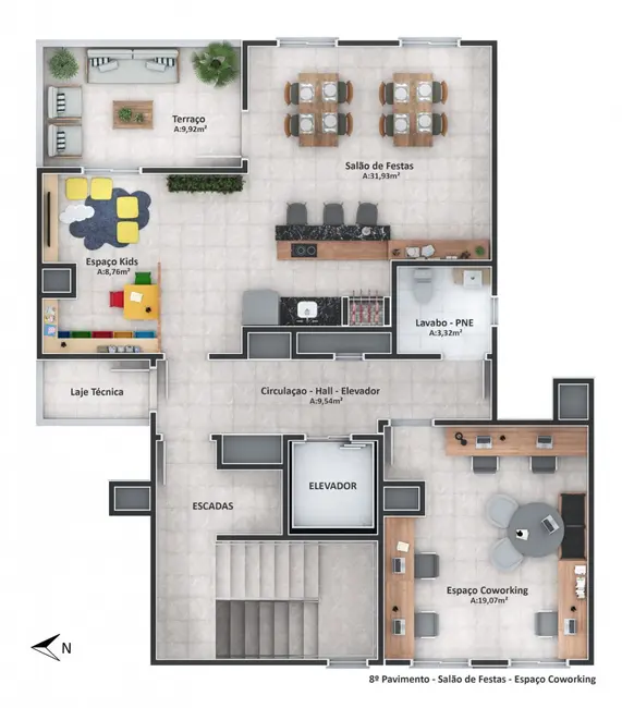 Foto 17 de Apartamento à venda, 76m2 em São José, Santa Maria - RS