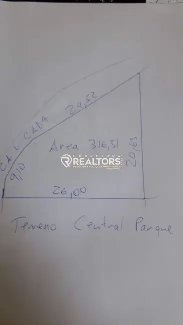 Foto 7 de Terreno / Lote à venda, 317m2 em Chácara Floresta, Botucatu - SP