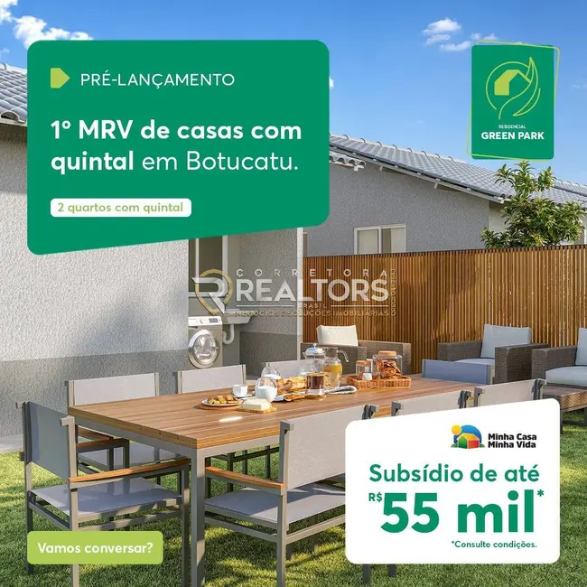 Foto 2 de Casa com 2 quartos à venda, 180m2 em Botucatu - SP