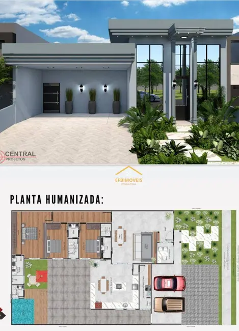 Foto 2 de Casa de Condomínio com 3 quartos à venda, 300m2 em Nova Odessa - SP