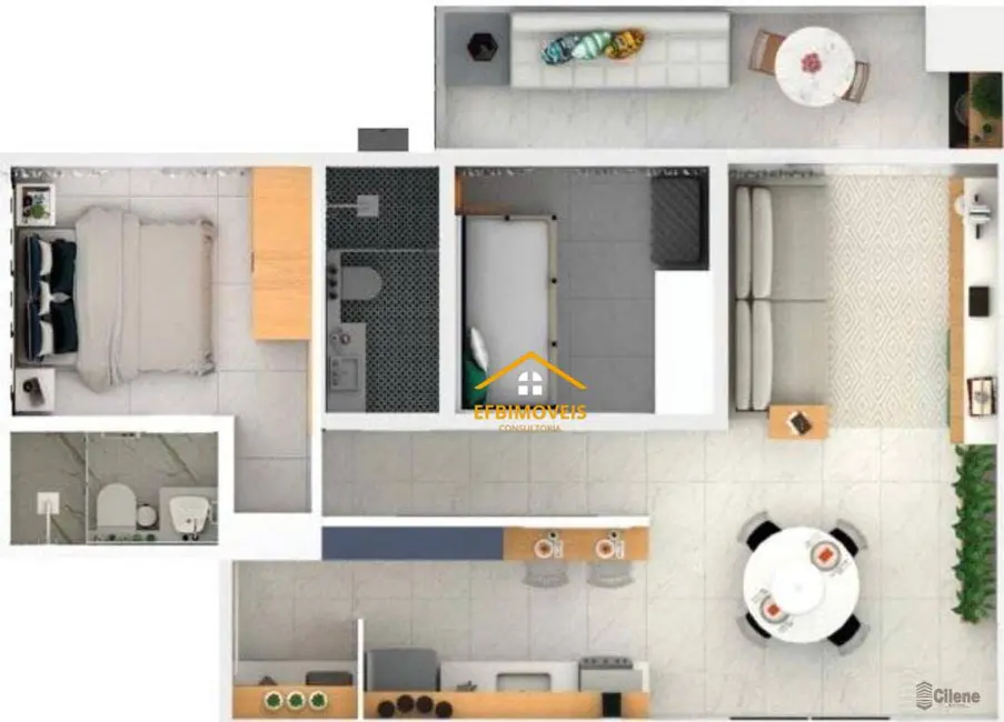 Foto 4 de Apartamento com 2 quartos à venda, 68m2 em Ubatuba - SP