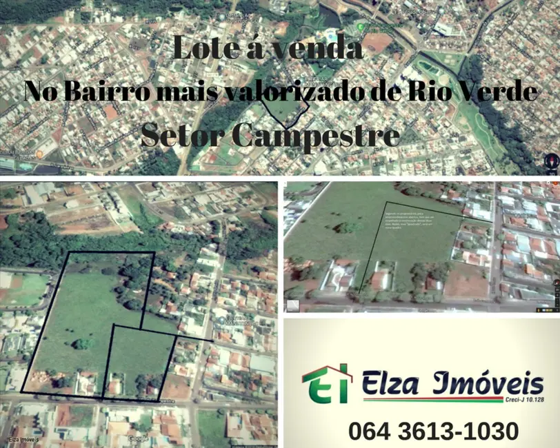 Foto 1 de Terreno / Lote à venda, 39000m2 em Solar Campestre, Rio Verde - GO
