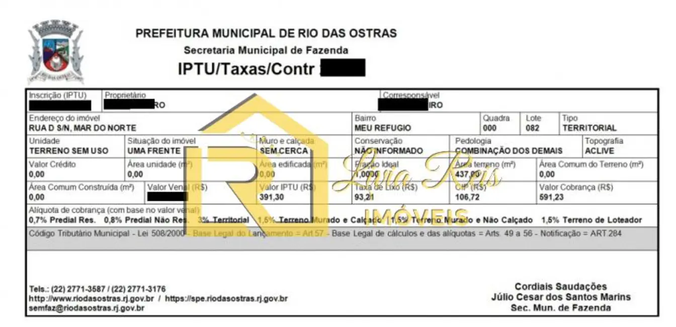 Terreno / Lote com 1 quarto à venda, 437m2 em Mar do Norte, Rio Das Ostras - RJ - imagem 4 Foto 4 de Terreno / Lote com 1 quarto à venda, 437m2 em Mar do Norte, Rio Das Ostras - RJ