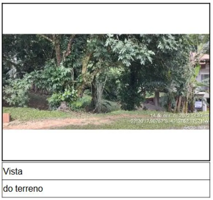 Foto 2 de Terreno / Lote com 1 quarto à venda, 445m2 em Caneca Fina, Guapimirim - RJ
