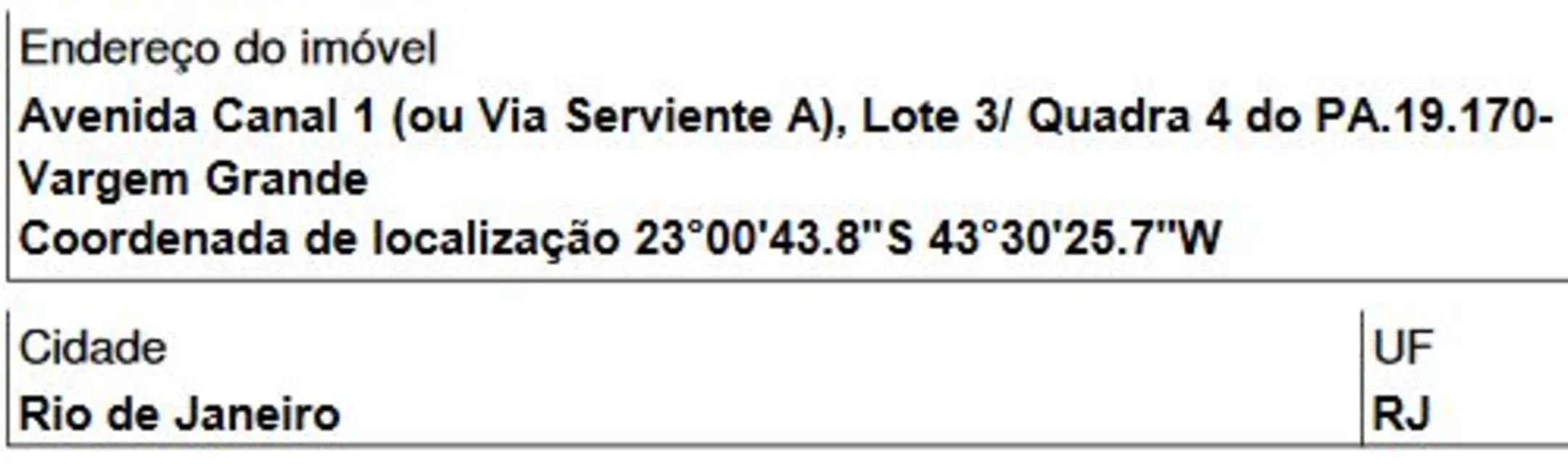 Foto 1 de Terreno / Lote com 1 quarto à venda, 10175m2 em Vargem Grande, Rio De Janeiro - RJ