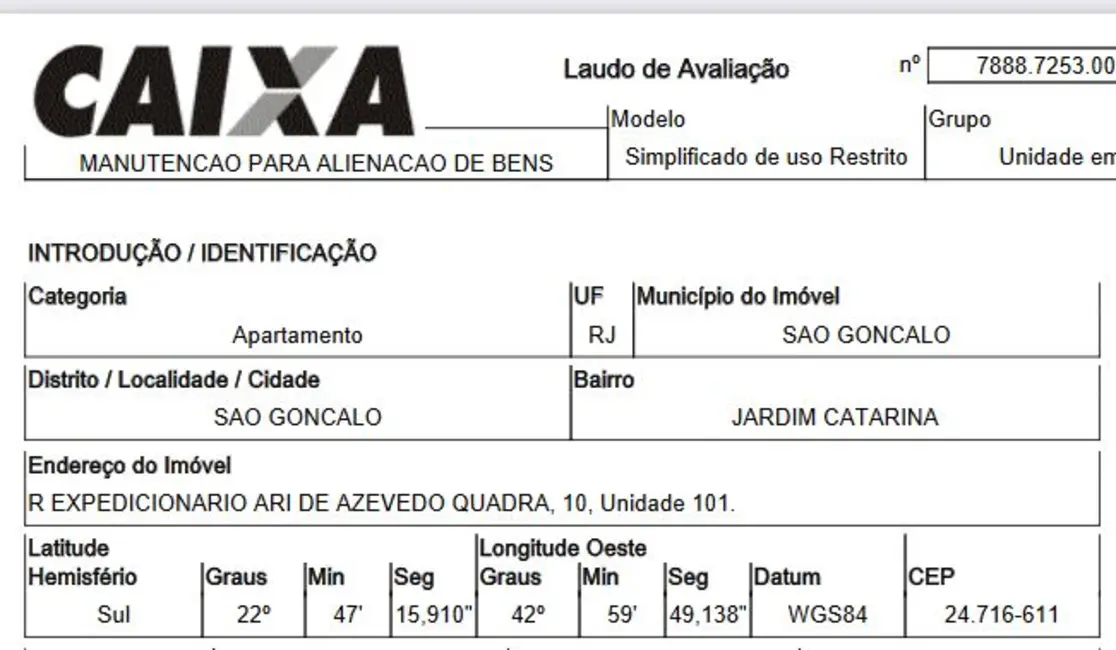 Foto 3 de Apartamento com 1 quarto à venda, 48m2 em Jardim Catarina, Sao Goncalo - RJ