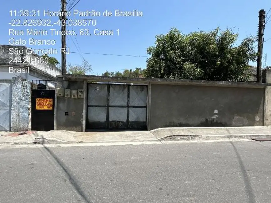 Foto 1 de Casa com 2 quartos à venda, 71m2 em Galo Branco, Sao Goncalo - RJ