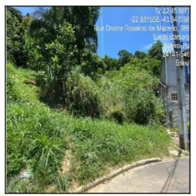 Foto 1 de Terreno / Lote com 1 quarto à venda, 5675m2 em Santa Bárbara, Niteroi - RJ