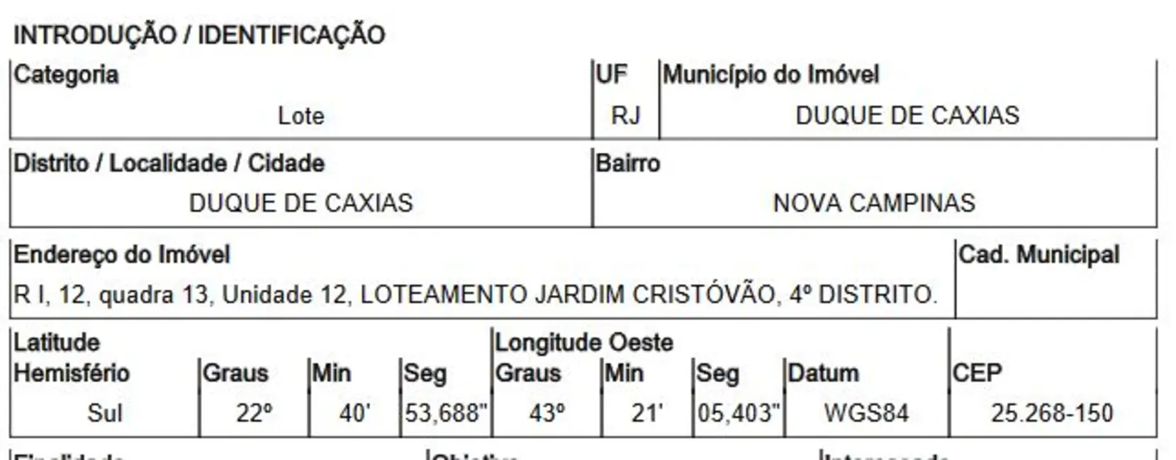 Terreno / Lote com 1 quarto à venda, 668m2 em Nova Campinas, Duque De Caxias - RJ - imagem 2 Foto 2 de Terreno / Lote com 1 quarto à venda, 668m2 em Nova Campinas, Duque De Caxias - RJ