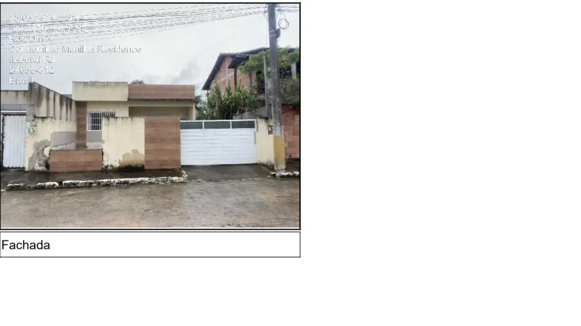 Foto 1 de Casa com 2 quartos à venda, 162m2 em Centro (Manilha), Itaborai - RJ