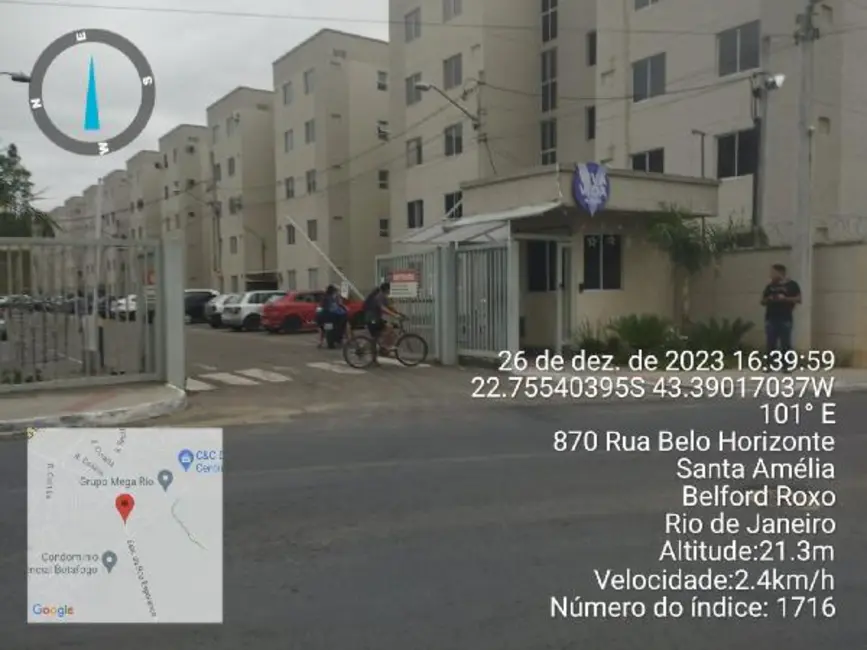 Foto 1 de Apartamento com 2 quartos à venda, 43m2 em Santa Amélia, Belford Roxo - RJ