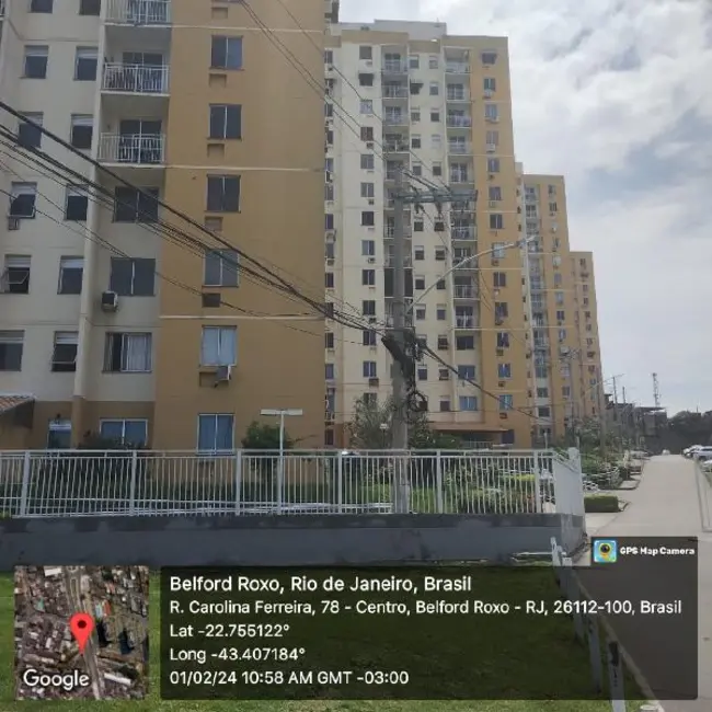 Foto 1 de Apartamento com 2 quartos à venda, 45m2 em Centro, Belford Roxo - RJ