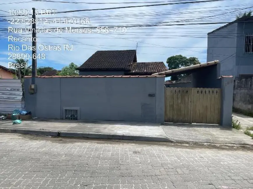 Foto 1 de Casa com 2 quartos à venda, 200m2 em Recanto, Rio Das Ostras - RJ