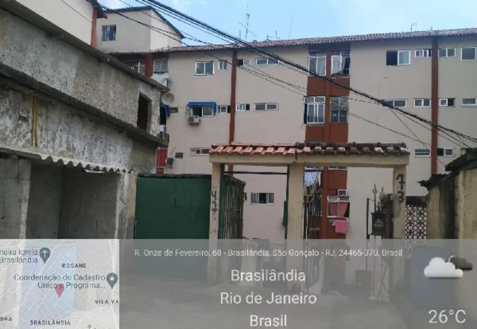 Foto 1 de Apartamento com 1 quarto à venda, 33m2 em Brasilândia, Sao Goncalo - RJ