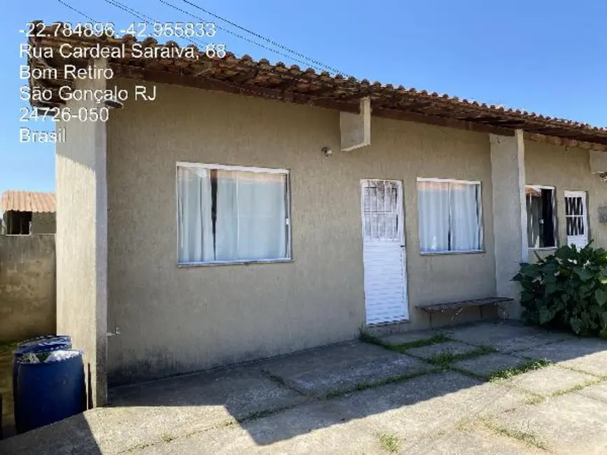 Foto 1 de Casa com 1 quarto à venda, 66m2 em Bom Retiro, Sao Goncalo - RJ