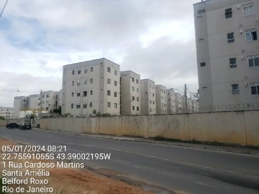 Foto 1 de Apartamento com 2 quartos à venda, 43m2 em Santa Amélia, Belford Roxo - RJ