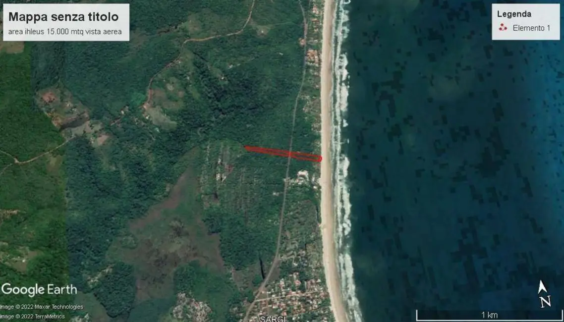 Foto 5 de Terreno / Lote à venda, 150000m2 em Urucuca - BA