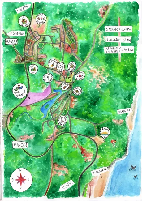 Foto 4 de Terreno / Lote à venda, 751m2 em Urucuca - BA