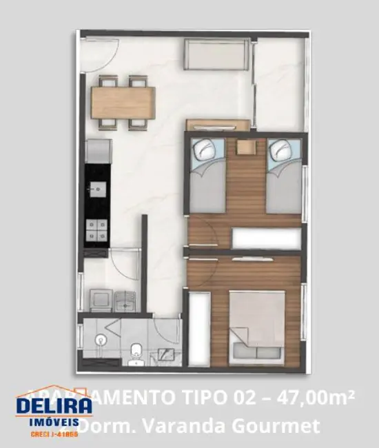 Foto 5 de Apartamento com 2 quartos à venda, 62m2 em Centro, Mairipora - SP