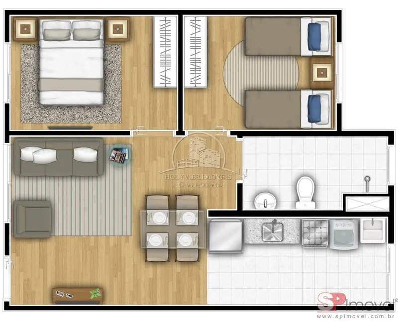 Foto 5 de Apartamento com 2 quartos à venda, 49m2 em Jardim da Laranjeira (Zona Leste), São Paulo - SP