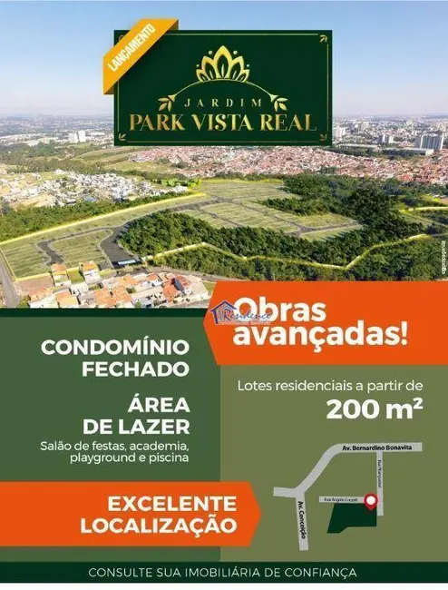 Foto 3 de Terreno / Lote à venda, 200m2 em Jardim Regente, Indaiatuba - SP