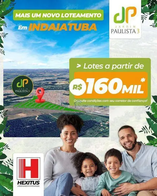 Foto 1 de Terreno / Lote à venda, 150m2 em Caldeira, Indaiatuba - SP
