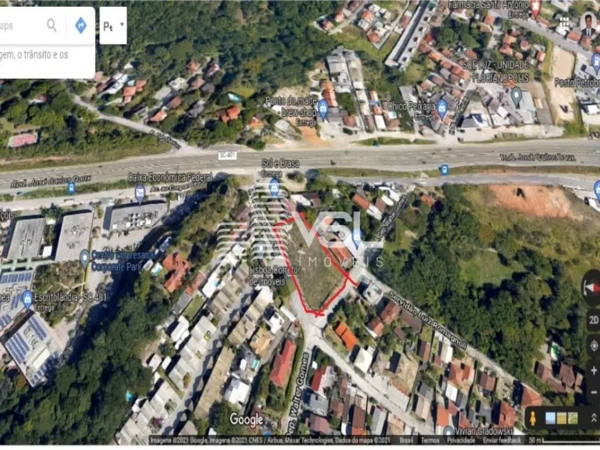 Terreno / Lote à venda, 2385m2 em Santo Antônio de Lisboa, Florianopolis - SC - imagem 2 Foto 2 de Terreno / Lote à venda, 2385m2 em Santo Antônio de Lisboa, Florianopolis - SC