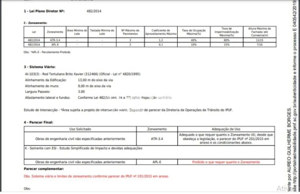 Foto 9 de Terreno / Lote à venda, 8370m2 em Florianopolis - SC
