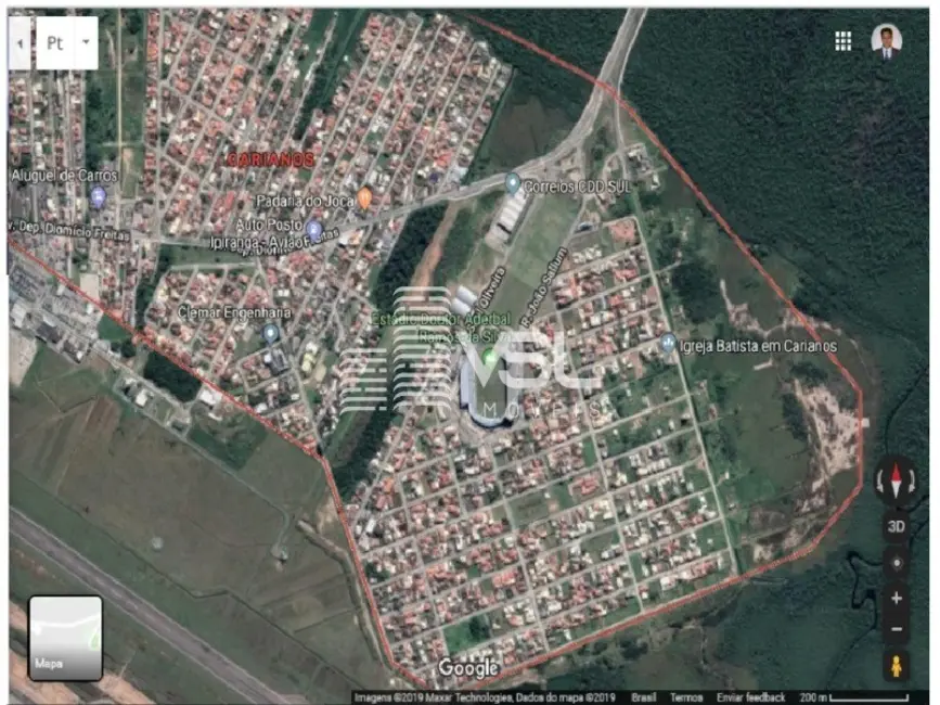 Terreno / Lote à venda, 360m2 em Carianos, Florianopolis - SC - imagem 5 Foto 5 de Terreno / Lote à venda, 360m2 em Carianos, Florianopolis - SC