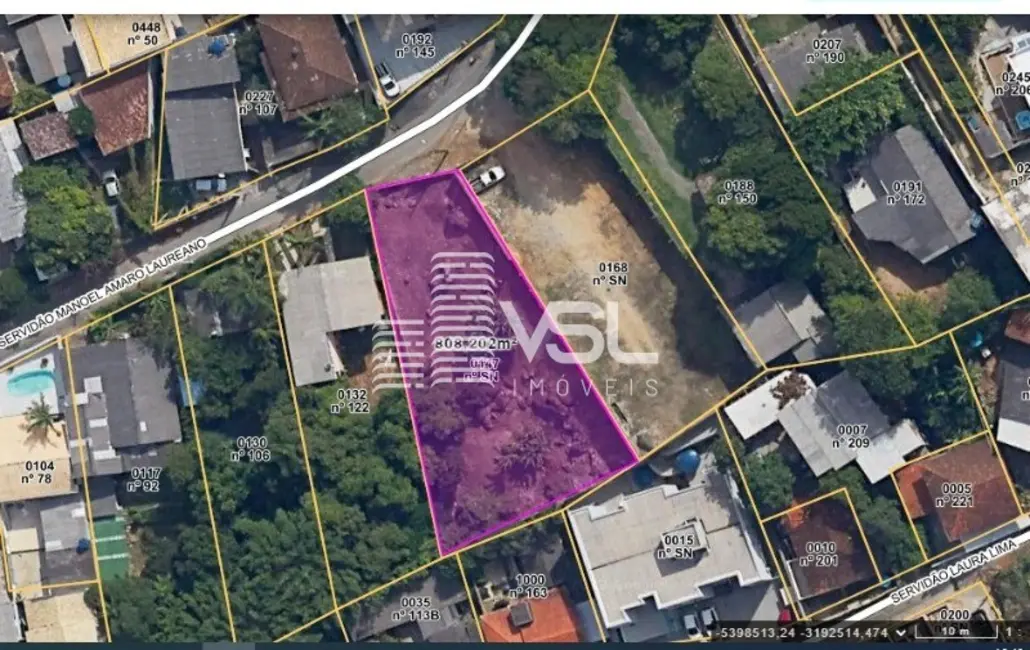 Terreno / Lote à venda, 200m2 em Saco Grande, Florianopolis - SC - imagem 3 Foto 3 de Terreno / Lote à venda, 200m2 em Saco Grande, Florianopolis - SC