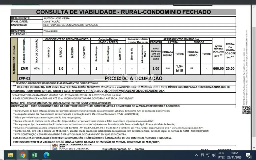 Foto 5 de Terreno / Lote à venda, 391000m2 em Camboriu - SC