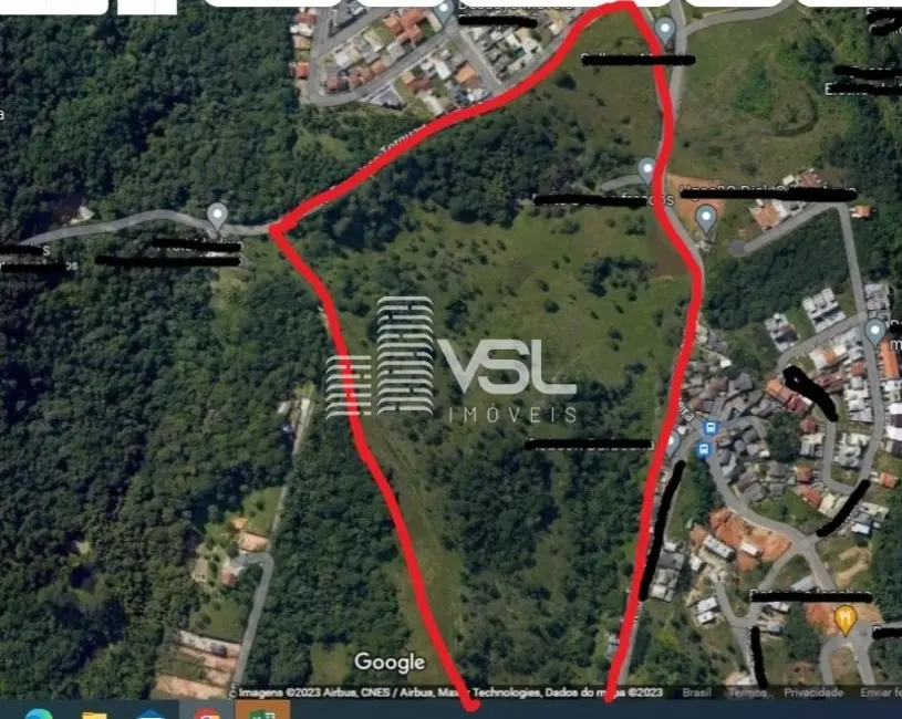 Foto 3 de Terreno / Lote à venda, 159386m2 em Potecas, Sao Jose - SC