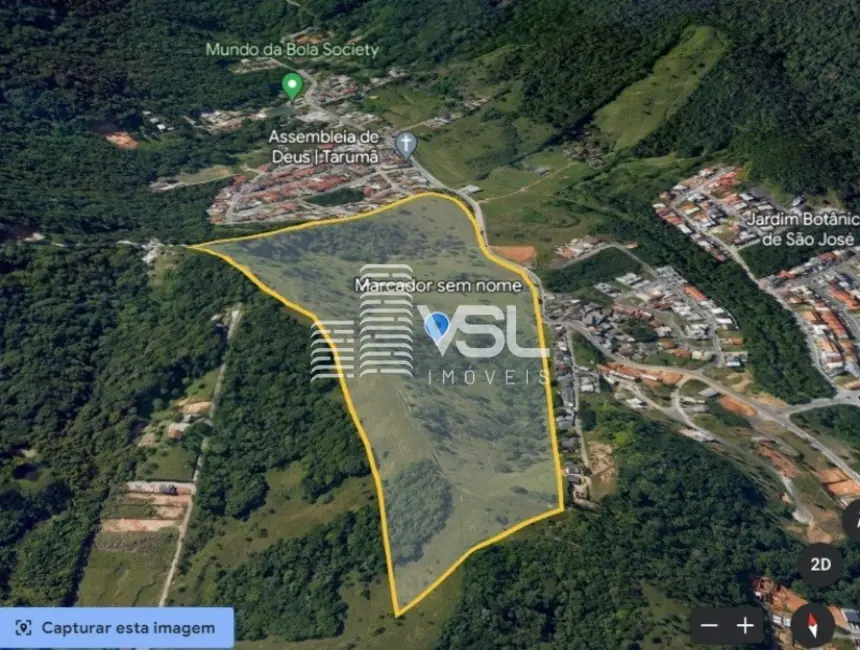 Foto 1 de Terreno / Lote à venda, 159386m2 em Potecas, Sao Jose - SC