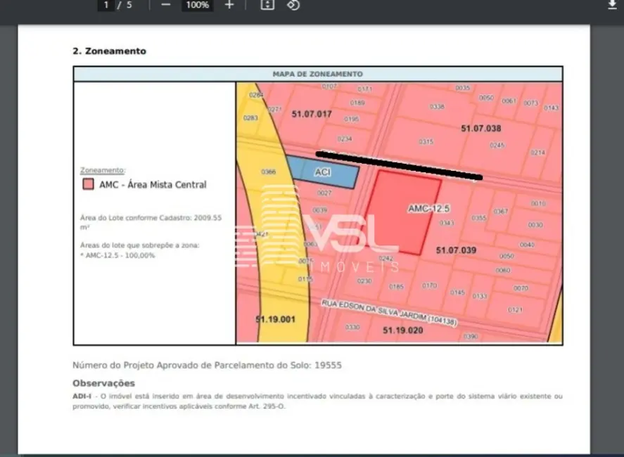 Foto 6 de Terreno / Lote à venda, 76m2 em Jardim Atlântico, Florianopolis - SC