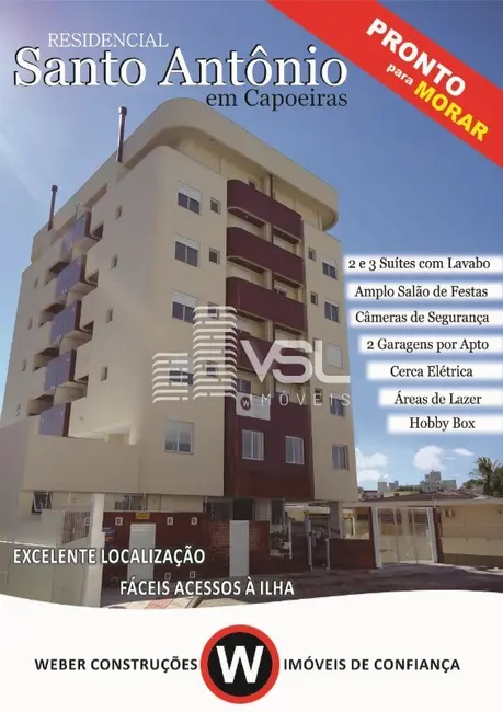 Foto 1 de Apartamento com 2 quartos à venda, 64m2 em Capoeiras, Florianopolis - SC