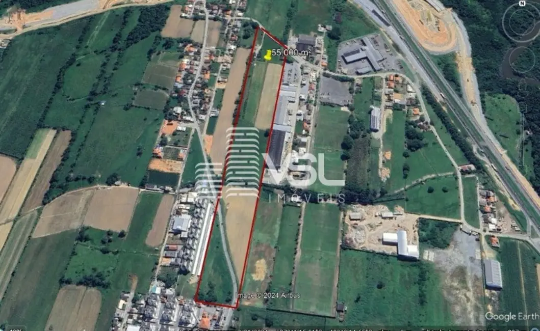 Foto 2 de Terreno / Lote à venda, 55100m2 em Pachecos, Palhoca - SC