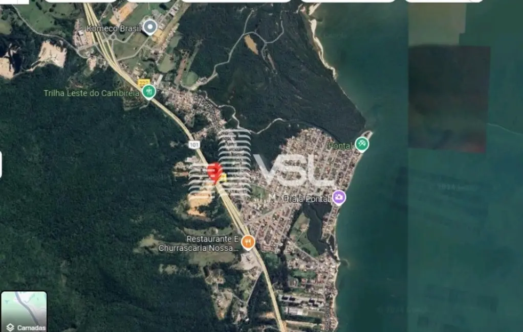 Foto 1 de Terreno / Lote à venda, 40000m2 em Praia de Fora, Palhoca - SC