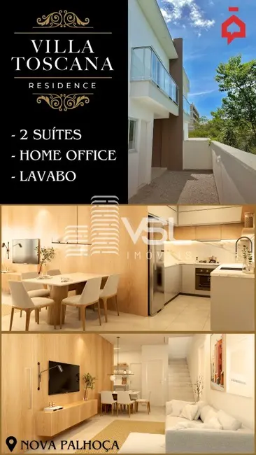 Foto 1 de Casa com 2 quartos à venda, 96m2 em Nova Palhoça, Palhoca - SC
