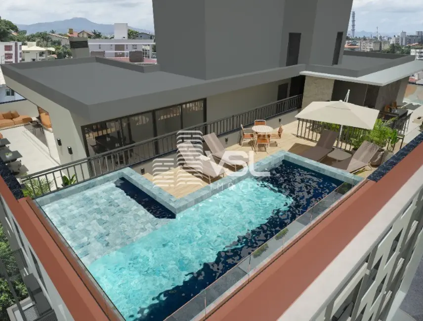 Foto 6 de Loft / Flat com 1 quarto à venda, 28m2 em Coqueiros, Florianopolis - SC