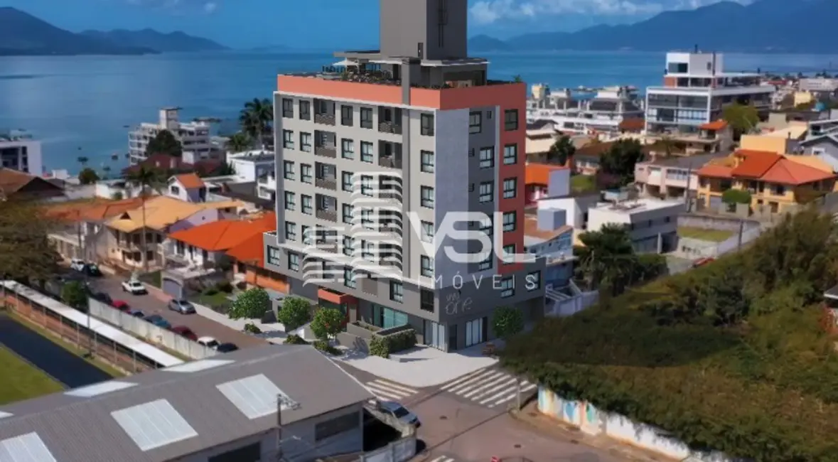 Foto 3 de Loft / Flat com 1 quarto à venda, 28m2 em Coqueiros, Florianopolis - SC