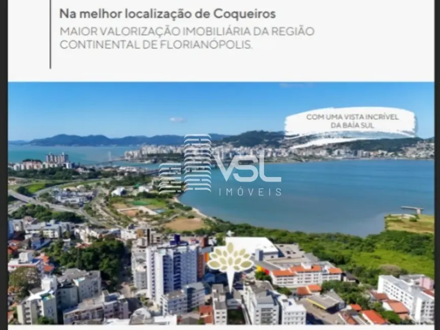 Loft / Flat com 1 quarto à venda, 33m2 em Coqueiros, Florianopolis - SC - imagem 4 Foto 4 de Loft / Flat com 1 quarto à venda, 33m2 em Coqueiros, Florianopolis - SC
