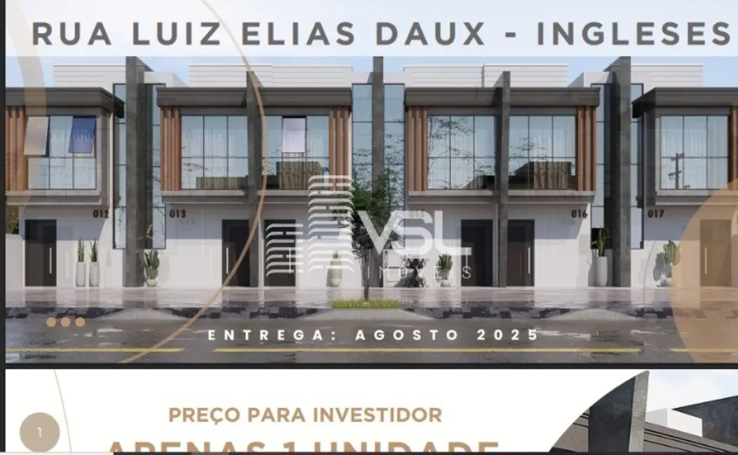 Foto 1 de Casa com 3 quartos à venda, 105m2 em Ingleses do Rio Vermelho, Florianopolis - SC