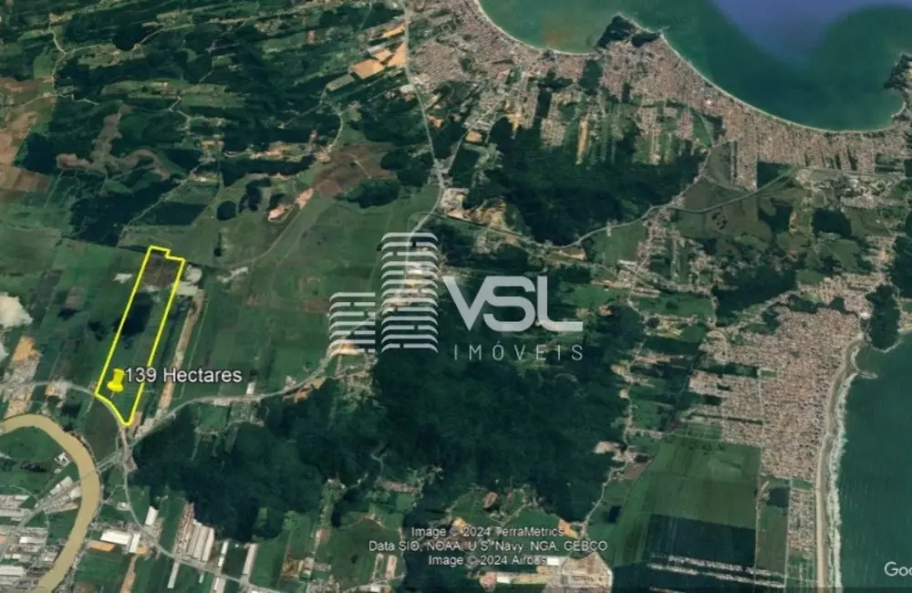 Foto 2 de Terreno / Lote à venda, 1390000m2 em Navegantes - SC
