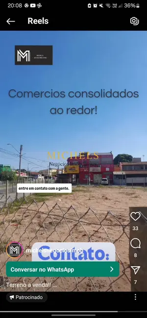 Terreno / Lote à venda, 1336m2 em Recanto do Sol I, Campinas - SP - imagem 3 Foto 3 de Terreno / Lote à venda, 1336m2 em Recanto do Sol I, Campinas - SP