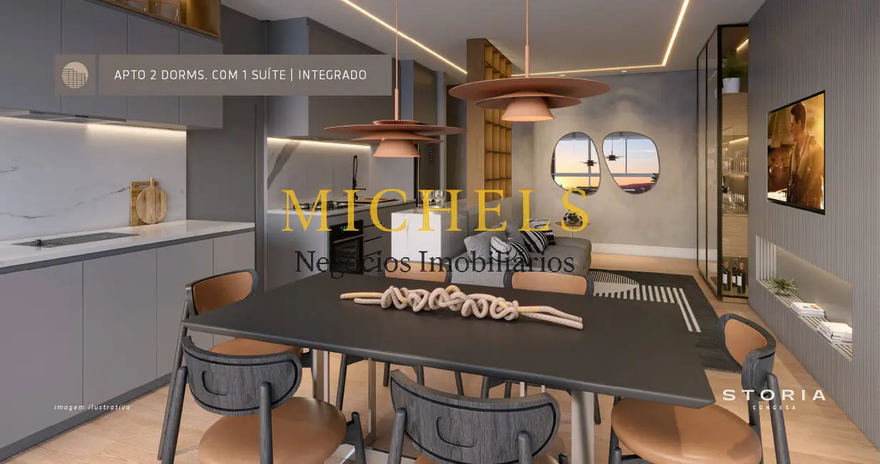 Foto 1 de Apartamento com 2 quartos à venda, 70m2 em Centro, Indaiatuba - SP