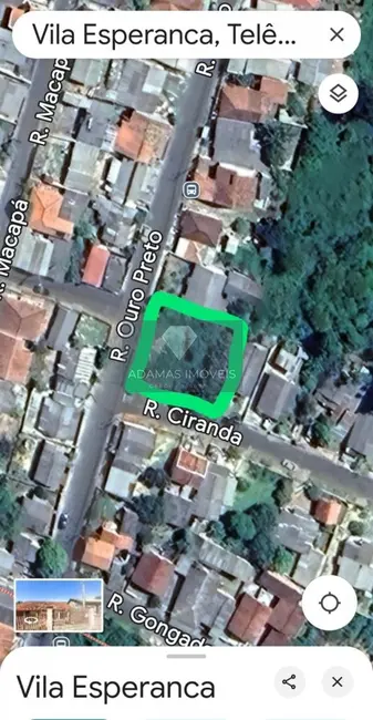 Terreno / Lote à venda, 327m2 em Vila Esperança, Telemaco Borba - PR - imagem 4 Foto 4 de Terreno / Lote à venda, 327m2 em Vila Esperança, Telemaco Borba - PR