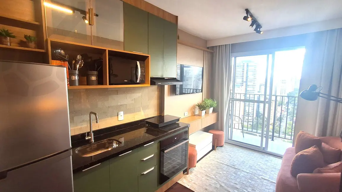 Foto 2 de Apartamento com 1 quarto para alugar, 32m2 em Campo Belo, São Paulo - SP