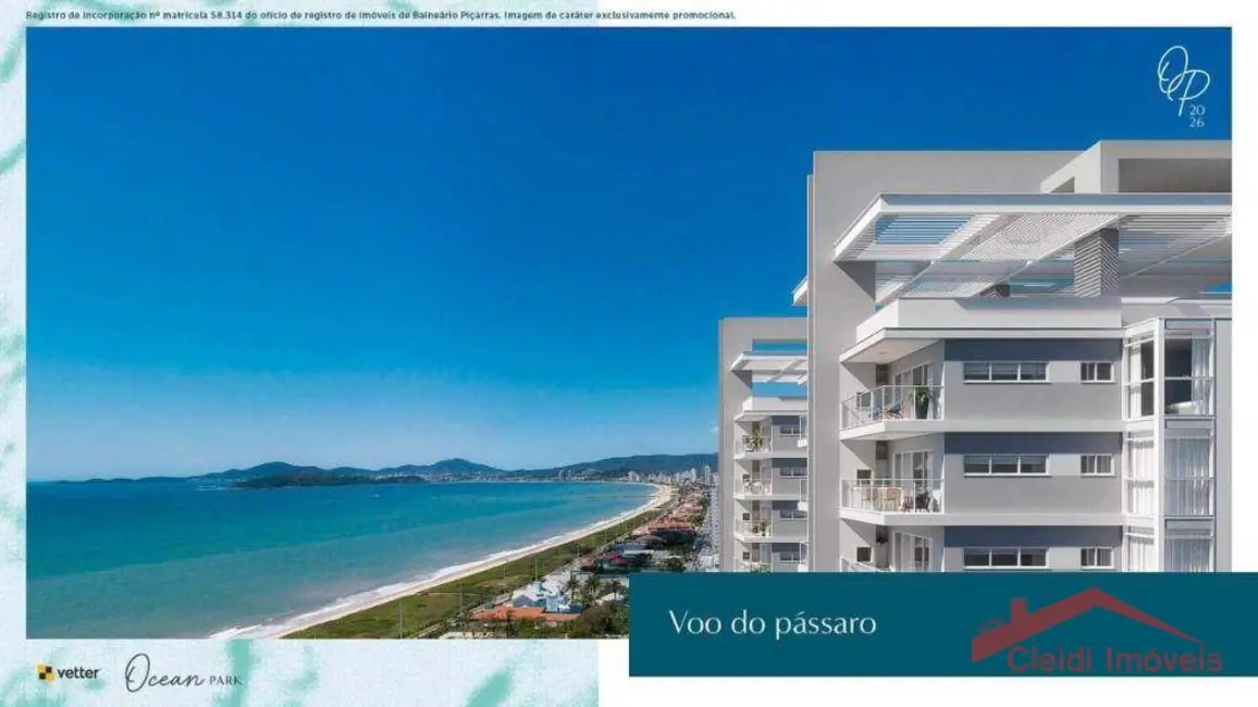 Foto 3 de Apartamento com 2 quartos à venda, 80m2 em Centro, Balneario Picarras - SC